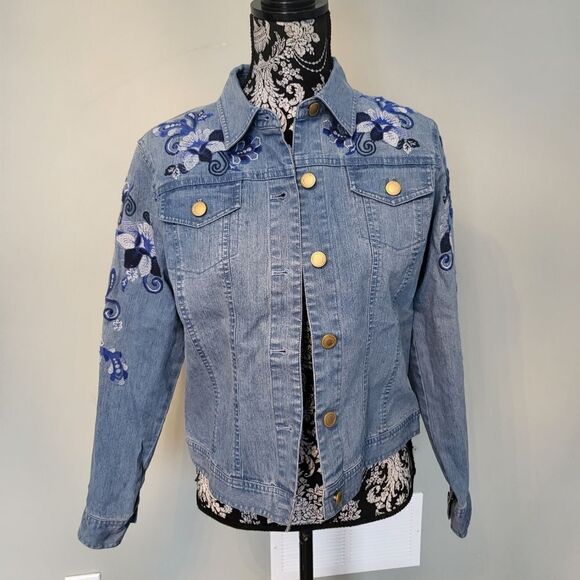 Ruby Rd Jean jacket size 6 - Picture 1 of 6